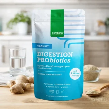 Supliment probiotice Purasana tranzit intestinal enzime digestive 140g
