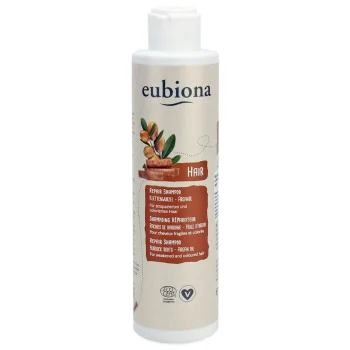 Șampon regenerant cu brusture și ulei de argan Eubiona, 200 ml