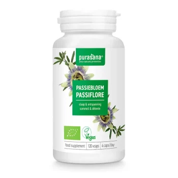 Supliment extract Passiflora, Bio, Purasana, 120 cps