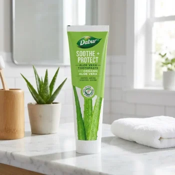 Pastă de dinți cu aloe vera naturală, îngrijire orală completă, 100ml, Dabur - Produse de igiena personala
