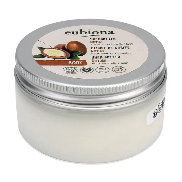 Unt de shea organic, corp și păr, certificat Ecocert, Eubiona, 100 ml