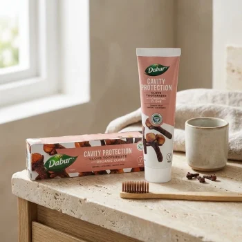 Pastă de dinți organică cu cuișoare și echinacea, 100 ml, Dabur