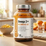 Omega 3 ulei pește EPA DHA cu vitamine D3 K2, Pharmovit, 60 capsule, 1000mg - Proteine & Suplimente alimentare