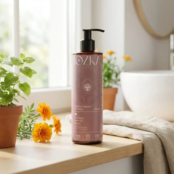 Gel delicat igiena intimă cu extracte bio de plante, 200 ml, Jozka Dary Natury - Produse de igiena personala