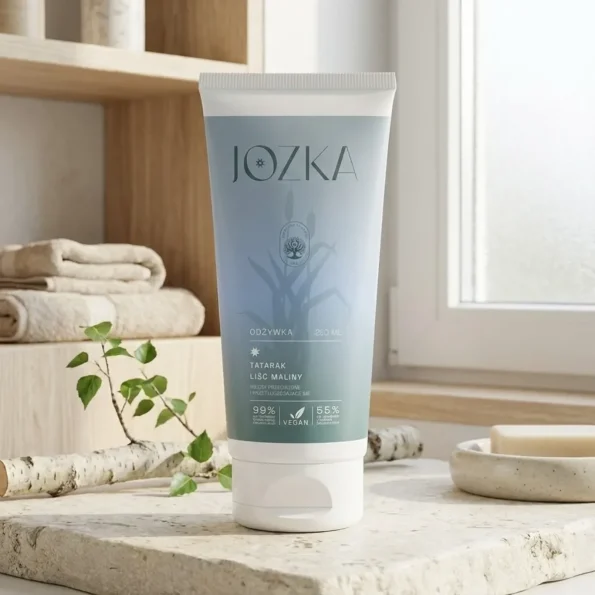 Balsam bio pentru păr gras cu extract de mesteacăn, 250 ml, Jozka Dary Natury