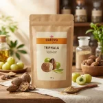 Pudră Triphala pentru digestie și detoxifiere Sattva, 100g