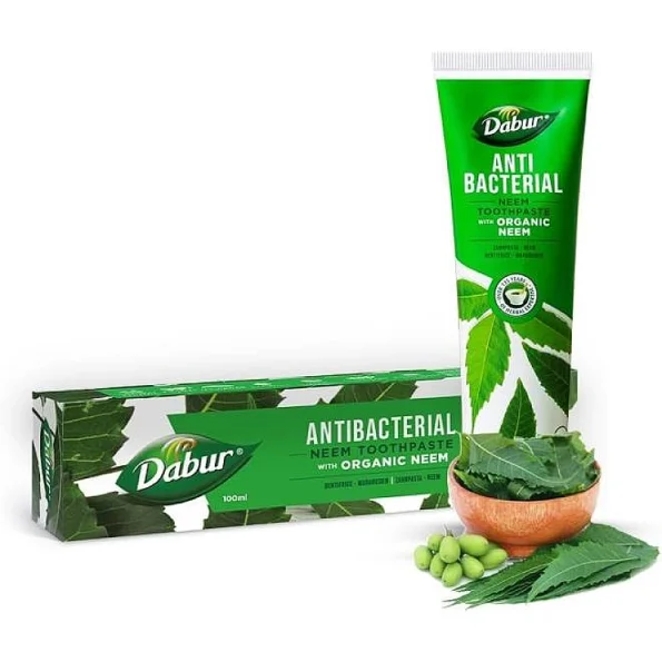 Pastă de dinți naturală Neem antibacteriană Dabur, 100 ml