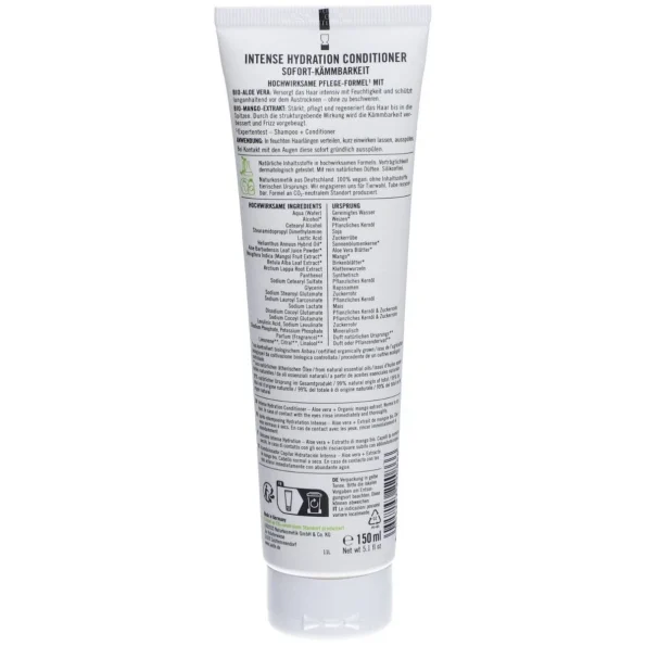 Balsam hidratant pentru păr normal și uscat, aloe și mango, Sante, 150 ml