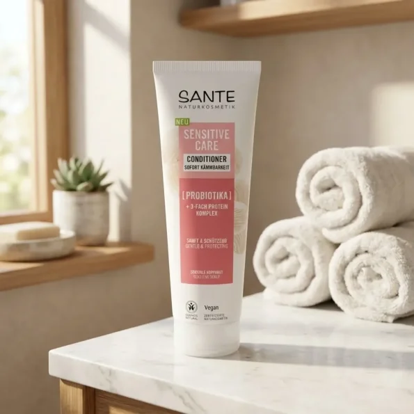 Balsam delicat pentru scalp sensibil cu probiotice, 150 ml, Sante - Produse cosmetice