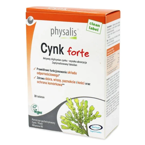 Zinc forte complex mineral, Physalis, 30 buc
