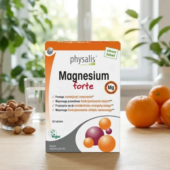 Magneziu Forte cu vitamina B6 și B12, Physalis, 60 tablete