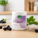 Colagen cu aromă de mure, Feel Beautiful Purasana, pulbere naturală, 240 g - Proteine & Suplimente alimentare