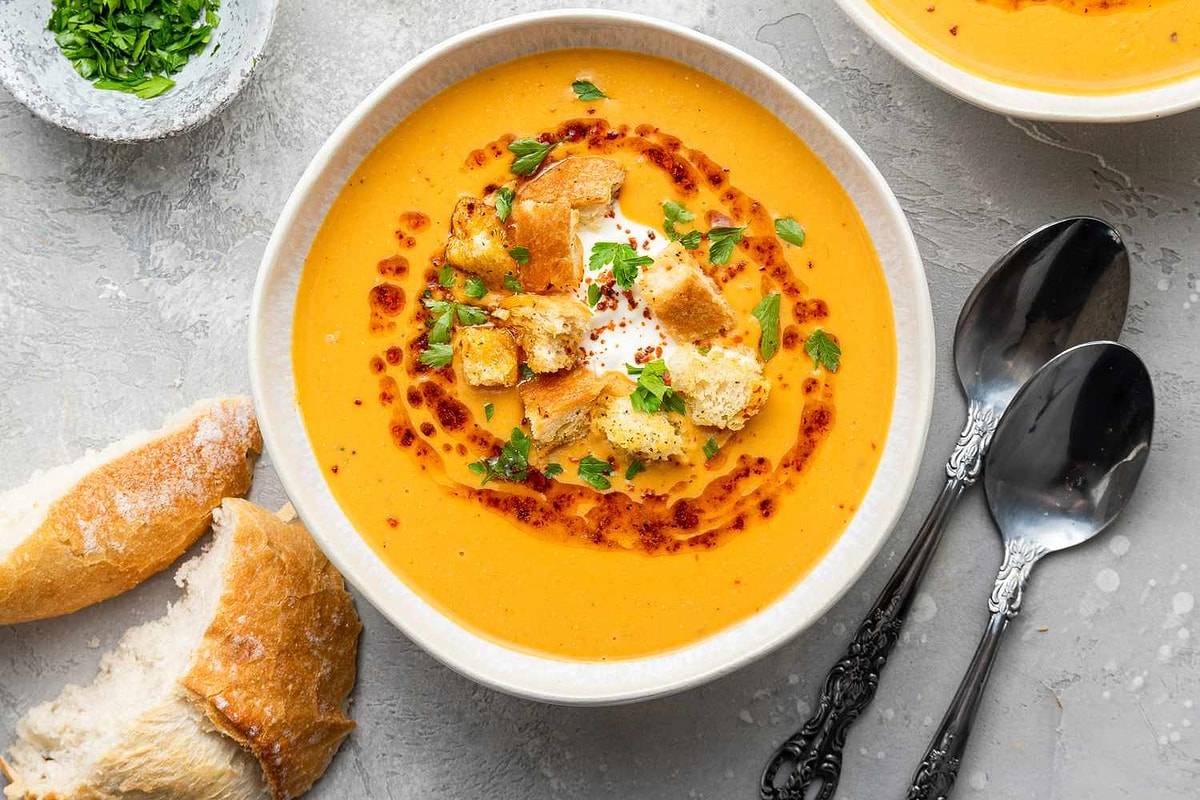 Rețeta Supă Cremă de Linte Roșie, Turcească „Mercimek Çorbası" Rețeta Supă Cremă de Linte Roșie, Turcească „Mercimek Çorbası"