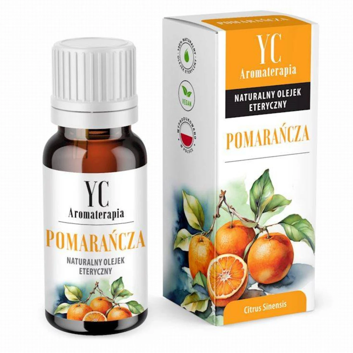 Ulei esențial de portocale 100% pur, aromaterapie, 10 ml, Your Candle