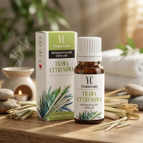 Ulei esențial de lemongrass 100% natural, aromaterapie, 10 ml, Your Candle