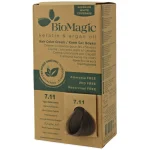 Vopsea de păr fără amoniac blond cenușiu intens, BioMagic 7.11 - Vopsea de par