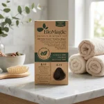 Vopsea păr saten închis cenușiu fără amoniac 6.11, 250g, Biomagic - Vopsea de par