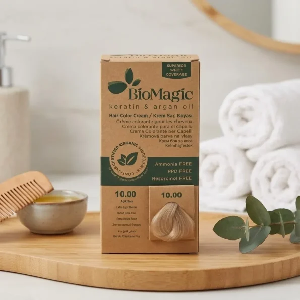 Vopsea de păr extra blond fără amoniac, 250g, Biomagic 10.00 - Vopsea de par