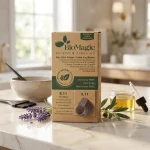 Vopsea de păr gri argintiu fără amoniac, Kit complet, Biomagic 9.11