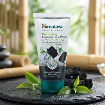 Gel curatare ten, carbune activ si ceai verde, Himalaya, 150ml - Produse de igiena personala