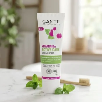 Pastă de dinți cu Vitamina B12 și fluor, 75 ml, Sante