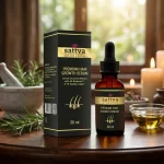 Serum premium pentru creșterea părului cu Redensyl, 30 ml, Sattva Ayurveda