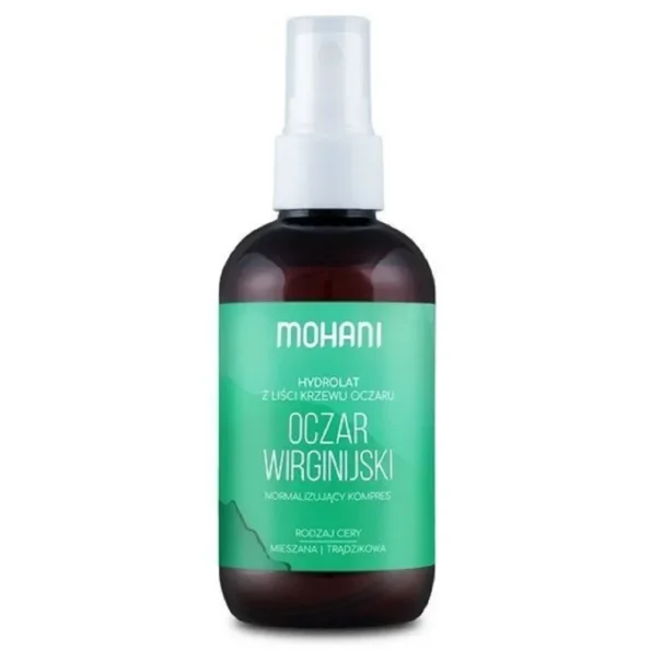 Hidrolat de hamamelis pentru ten gras și cuperozic, 100 ml, Mohani