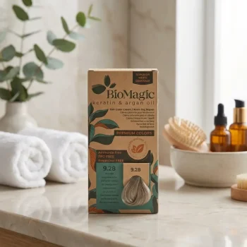 Vopsea de păr blond cenușiu perlat 9.28, Biomagic, 170 ml - Vopsea de par