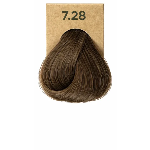Vopsea de păr permanentă fără amoniac blond perlat bej, BioMagic 7.28 - Vopsea de par