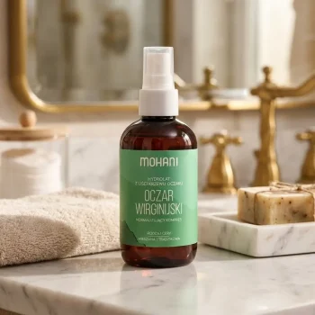 Hidrolat de hamamelis pentru ten gras și cuperozic, 100 ml, Mohani