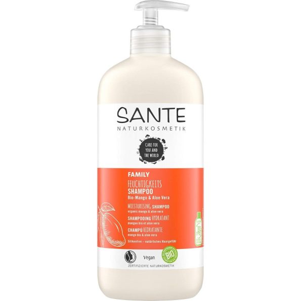 Șampon hidratant Family Naturkosmetik Sante, extracte bio, 500 ml - Produse de igiena personala
