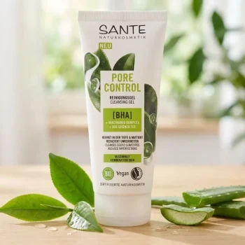 Gel de curățare Pore Control cu BHA, 100 ml, Sante