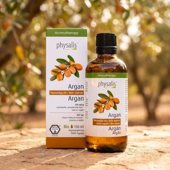 Ulei cosmetic de argan certificat ecologic Eco Garantie, Physalis, 100 ml