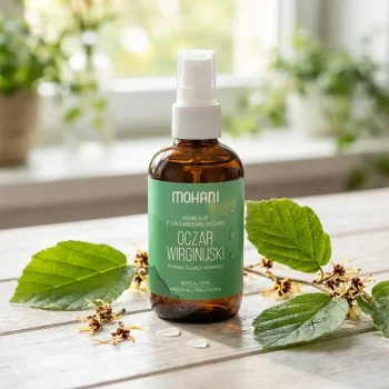 Hydrolat de hamamelis pentru ten gras și cuperozic, 100 ml, Mohani
