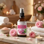 Hidrolat de trandafir Damascena,ten sensibil și matur, 100 ml, Biooil