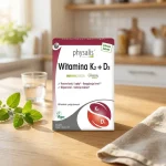 Vitamina K2 + D3 sublinguală vegană, 60 tablete, Physalis