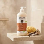 Gel de duș bio cu cocos și vanilie, 500 ml, Sante Family