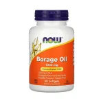 Ulei de Borage 1000mg cu GLA, 60 capsule moi, NOW Foods
