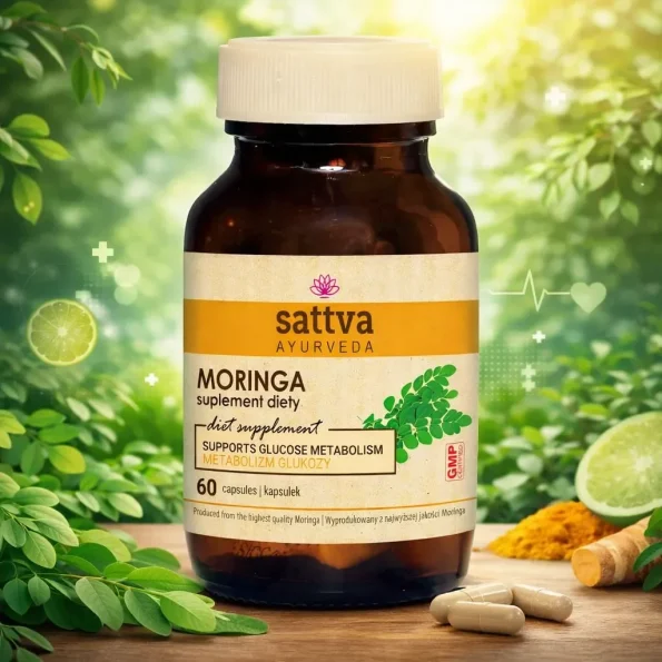 Extract de Moringa Oleifera, 450 mg, 60 capsule, Sattva