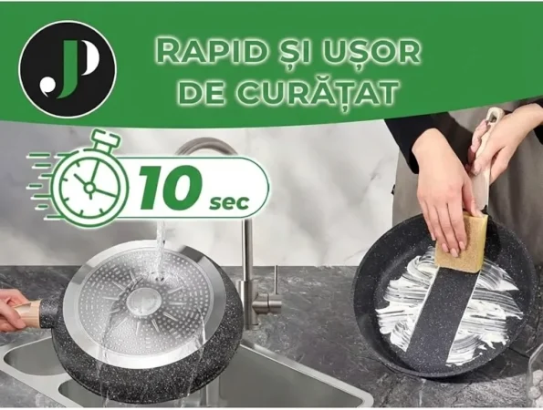 Set de oale cu înveliș de granit și inducție, 13 piese, Just Perfecto JL-32