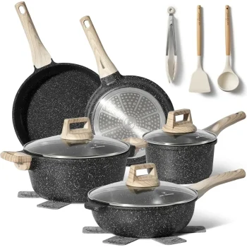 Set de oale cu înveliș de granit și inducție, 13 piese, Just Perfecto JL-32