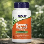 Extract de Bacopa 450 mg standardizat 40% Bacoside, NOW Foods, 90 capsule vegetale