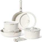 Set de oale cu mâner detașabil și înveliș de granit, 11 piese, Just Perfecto JL-999