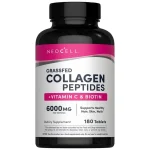 Colagen hidrolizat bovin cu vitamina C și biotină NeoCell 6000 mg 180 tablete