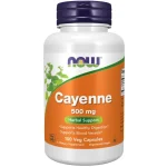 Cayenne 500mg 100 capsule vegetale, NOW Foods