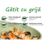 Set de oale inducție 21 piese, granit verde, ușor de curățat JUST PERFECTO JL-723 - Casa si Bucatarie