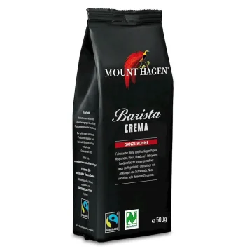 Cafea boabe Bio Arabica 100% Barista Crema, Mount Hagen, 500 g - Cafea verde proaspăt prăjită