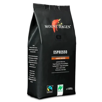 Cafea Arabica 100% espresso boabe de cafea Bio 1 kg Mount Hagen - Cafea verde proaspăt prăjită