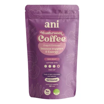 Cafea arabica măcinată cu chaga și cordyceps 350 g ANI