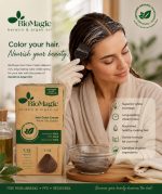 Vopsea de par bej blond fara amoniac Biomagic 7.72